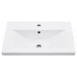 vidaXL Estructura de baño con lavabo incorporado hierro blanco vidaXL Estructura de baño con lavabo incorporado hierro blanco