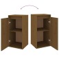 vidaXL Muebles para TV 6 piezas madera maciza de pino marrón miel