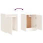 vidaXL Muebles para TV 6 piezas madera maciza de pino blanco