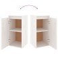 vidaXL Muebles para TV 6 piezas madera maciza de pino blanco