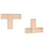 vidaXL Muebles para TV 6 piezas madera maciza de pino vidaXL Muebles para TV 6 piezas madera maciza de pino