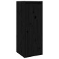 vidaXL Muebles para TV 5 piezas madera maciza de pino negro vidaXL Muebles para TV 5 piezas madera maciza de pino negro