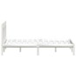 vidaXL Estructura de cama de madera maciza de pino blanco 140x200 cm vidaXL Estructura de cama de madera maciza de pino blanco 140x200 cm