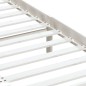 vidaXL Estructura de cama de madera maciza de pino blanco 140x200 cm vidaXL Estructura de cama de madera maciza de pino blanco 140x200 cm