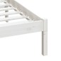 vidaXL Estructura de cama de madera maciza de pino blanco 140x200 cm vidaXL Estructura de cama de madera maciza de pino blanco 140x200 cm