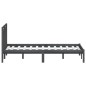 vidaXL Estructura de cama madera maciza de pino gris 120x200 cm vidaXL Estructura de cama madera maciza de pino gris 120x200 cm
