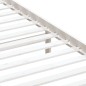 vidaXL Estructura de cama madera maciza blanco individual 75x190 cm