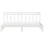 vidaXL Estructura de cama de madera maciza de pino blanco 160x200 cm vidaXL Estructura de cama de madera maciza de pino blanco 160x200 cm
