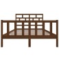 vidaXL Estructura de cama madera maciza pino marrón miel 150x200 cm vidaXL Estructura de cama madera maciza pino marrón miel 150x200 cm