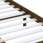 vidaXL Estructura de cama madera maciza de pino marrón miel 140x200 cm