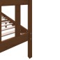 vidaXL Estructura de cama madera maciza pino marrón miel 150x200 cm vidaXL Estructura de cama madera maciza pino marrón miel 150x200 cm