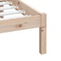 vidaXL Estructura de cama de madera maciza de pino 160x200 cm vidaXL Estructura de cama de madera maciza de pino 160x200 cm
