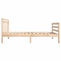 vidaXL Estructura de cama individual pequeña madera maciza 75x190 cm vidaXL Estructura de cama individual pequeña madera maciza 75x190 cm