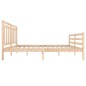 vidaXL Estructura de cama madera maciza 140x200 cm vidaXL Estructura de cama madera maciza 140x200 cm