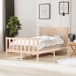 vidaXL Estructura de cama madera maciza 4FT pequeña doble 120x190 cm vidaXL Estructura de cama madera maciza 4FT pequeña doble 120x190 cm