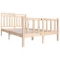 vidaXL Estructura de cama doble de madera maciza 4FT6 135x190 cm vidaXL Estructura de cama doble de madera maciza 4FT6 135x190 cm
