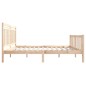 vidaXL Estructura de cama doble de madera maciza 4FT6 135x190 cm vidaXL Estructura de cama doble de madera maciza 4FT6 135x190 cm
