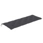 vidaXL Banco Batavia con cojín antracita madera maciza de teca 150 cm vidaXL Banco Batavia con cojín antracita madera maciza de teca 150 cm