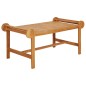 vidaXL Juego muebles de jardín 4 piezas madera maciza teca vidaXL Juego muebles de jardín 4 piezas madera maciza teca