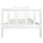 vidaXL Estructura de cama madera maciza blanco 90x200 cm vidaXL Estructura de cama madera maciza blanco 90x200 cm