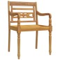 vidaXL Juego de comedor para jardín 5 piezas madera maciza de teca vidaXL Juego de comedor para jardín 5 piezas madera maciza de teca