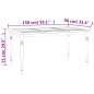 vidaXL Juego de comedor para jardín 5 piezas madera maciza de teca vidaXL Juego de comedor para jardín 5 piezas madera maciza de teca