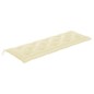 vidaXL Banco Batavia cojín color crema madera maciza de teca 150 cm vidaXL Banco Batavia cojín color crema madera maciza de teca 150 cm
