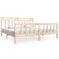 vidaXL Estructura de cama de madera maciza 200x200 cm vidaXL Estructura de cama de madera maciza 200x200 cm