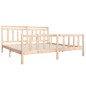 vidaXL Estructura de cama de madera maciza 200x200 cm vidaXL Estructura de cama de madera maciza 200x200 cm