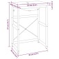 vidaXL Estructura de baño con lavabo incorporado hierro negro vidaXL Estructura de baño con lavabo incorporado hierro negro