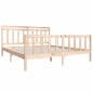 vidaXL Estructura de cama de madera maciza 180x200 cm vidaXL Estructura de cama de madera maciza 180x200 cm
