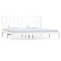 vidaXL Estructura de cama de madera maciza blanca 180x200 cm vidaXL Estructura de cama de madera maciza blanca 180x200 cm