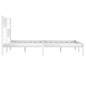 vidaXL Estructura de cama de madera maciza blanca 180x200 cm vidaXL Estructura de cama de madera maciza blanca 180x200 cm