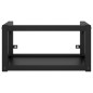 vidaXL Estructura de baño con lavabo incorporado hierro negro
