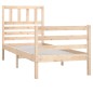 vidaXL Estructura de cama madera maciza 90x190 cm vidaXL Estructura de cama madera maciza 90x190 cm
