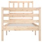 vidaXL Estructura de cama madera maciza 90x190 cm vidaXL Estructura de cama madera maciza 90x190 cm