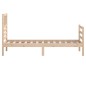 vidaXL Estructura de cama madera maciza 90x190 cm vidaXL Estructura de cama madera maciza 90x190 cm