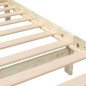 vidaXL Estructura de cama de matrimonio madera maciza 4FT6 135x190 cm