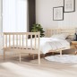 vidaXL Estructura de cama de madera maciza 120x190 cm vidaXL Estructura de cama de madera maciza 120x190 cm