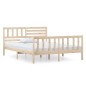 vidaXL Estructura de cama de madera maciza 120x190 cm vidaXL Estructura de cama de madera maciza 120x190 cm