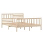 vidaXL Estructura de cama de madera maciza 120x190 cm vidaXL Estructura de cama de madera maciza 120x190 cm