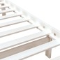 vidaXL Estructura de cama madera maciza blanco 75x190 cm vidaXL Estructura de cama madera maciza blanco 75x190 cm