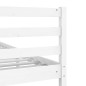 vidaXL Estructura de cama madera maciza blanco 200x200 cm vidaXL Estructura de cama madera maciza blanco 200x200 cm