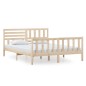 vidaXL Estructura de cama de madera maciza 160x200 cm vidaXL Estructura de cama de madera maciza 160x200 cm