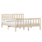 vidaXL Estructura de cama de madera maciza 160x200 cm vidaXL Estructura de cama de madera maciza 160x200 cm