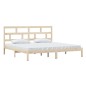 vidaXL Estructura de cama de madera maciza de pino 200x200 cm vidaXL Estructura de cama de madera maciza de pino 200x200 cm