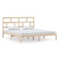 vidaXL Estructura de cama madera maciza Super King 180x200 cm
