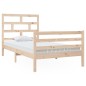 vidaXL Estructura de cama madera maciza de pino 100x200 cm vidaXL Estructura de cama madera maciza de pino 100x200 cm