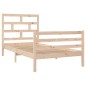 vidaXL Estructura de cama madera maciza de pino 100x200 cm vidaXL Estructura de cama madera maciza de pino 100x200 cm