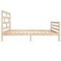 vidaXL Estructura de cama madera maciza de pino 100x200 cm vidaXL Estructura de cama madera maciza de pino 100x200 cm